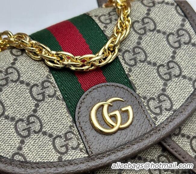 Famous Brand Gucci Ophidia GG Canvas Mini Backpack bag 795221 Beige/Brown 2024