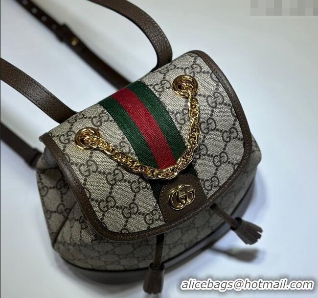 Famous Brand Gucci Ophidia GG Canvas Mini Backpack bag 795221 Beige/Brown 2024