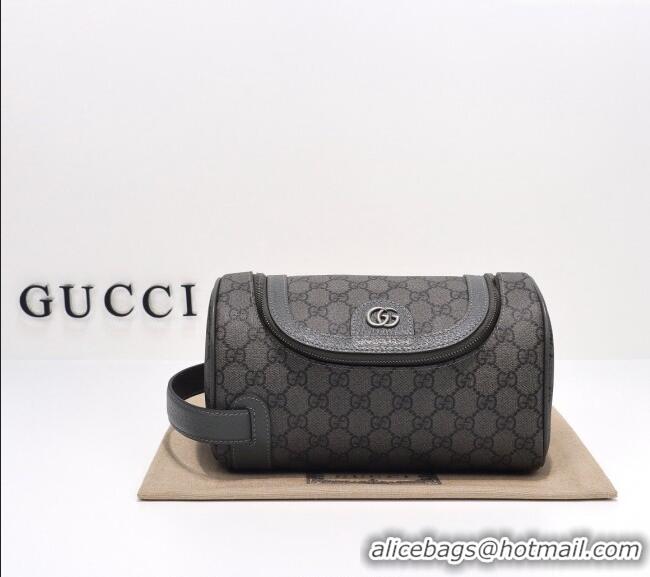 Well Crafted Gucci Ophidia GG canvas Toiletry Case 739670 Grey 2024