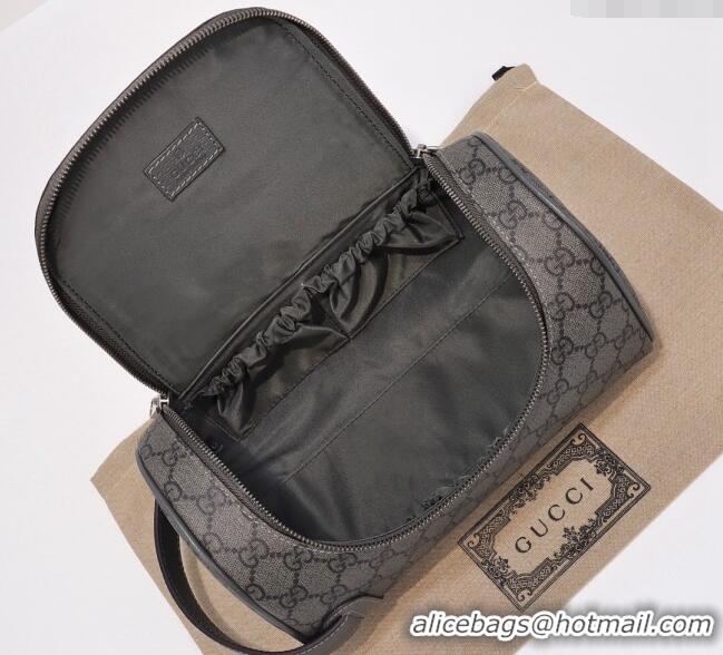Well Crafted Gucci Ophidia GG canvas Toiletry Case 739670 Grey 2024