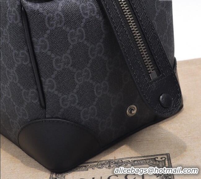 Top Design Gucci GG Canvas Toiletry Case 739453 Black 2024