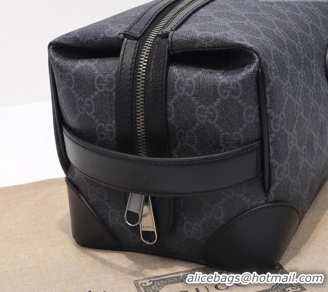 Top Design Gucci GG Canvas Toiletry Case 739453 Black 2024
