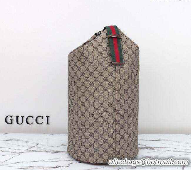 Famous Brand Gucci GG Canvas Top Handle Bag 774542 Beige 2024