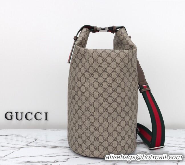 Famous Brand Gucci GG Canvas Top Handle Bag 774542 Beige 2024