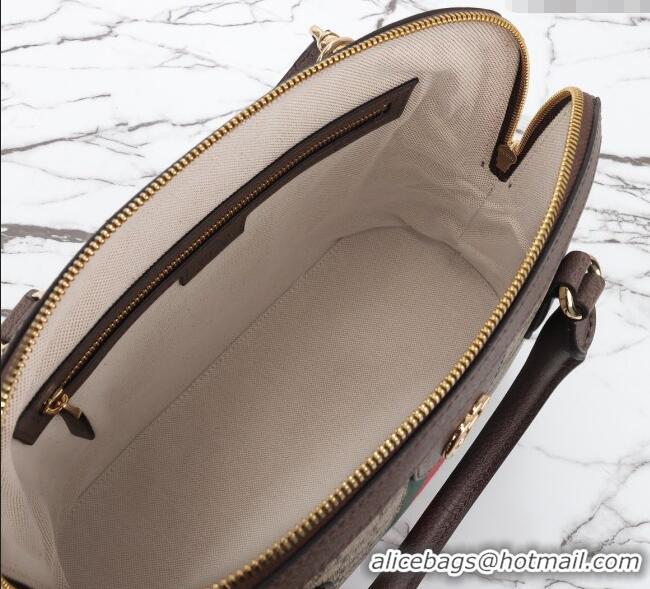 Super Quality Gucci Ophidia GG Canvas Medium Top Handle Bag 795258 Beige/Brown 2024