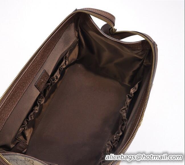 Well Crafted Gucci Savoy GG Canvas Toiletry Case 739391 Beige/Brown 2024