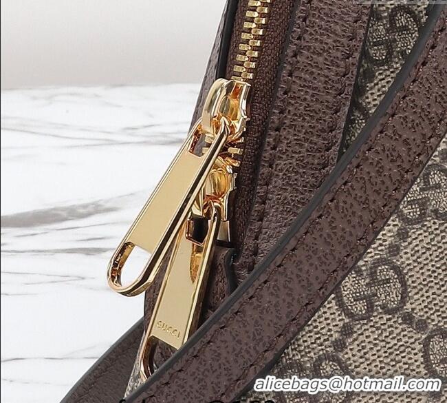 Famous Brand Gucci Ophidia GG Canvas Small Top Handle Bag 795249 Beige/Brown 2024