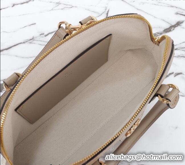 Luxury Cheap Gucci Ophidia GG Canvas Small Top Handle Bag 795249 Beige/Oatmeal 2024