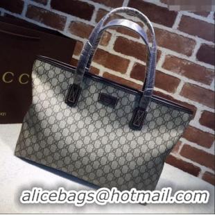 Grade Promotional Gucci GG Canvas Tote Bag 211137 Brown 2024