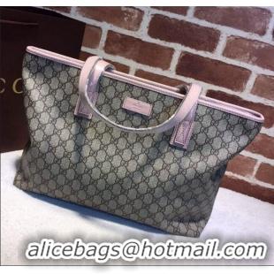 Luxury Discount Gucci GG Canvas Tote Bag 211137 Pink 2024