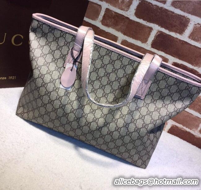 Luxury Discount Gucci GG Canvas Tote Bag 211137 Pink 2024