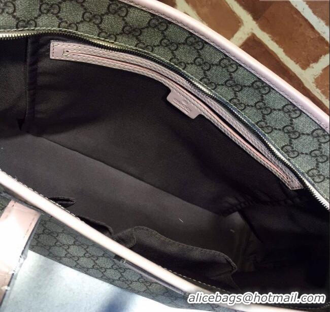 Luxury Discount Gucci GG Canvas Tote Bag 211137 Pink 2024
