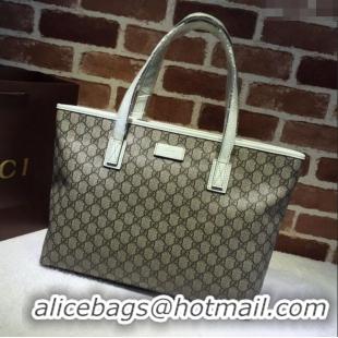 Shop Discount Gucci GG Canvas Tote Bag 211137 White 2024