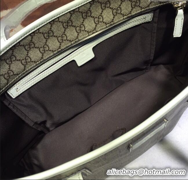 Shop Discount Gucci GG Canvas Tote Bag 211137 White 2024