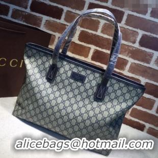 Good Product Gucci GG Canvas Tote Bag 211137 Blue 2024
