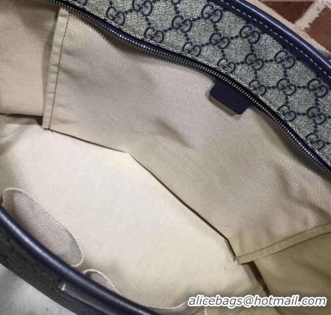 Good Product Gucci GG Canvas Tote Bag 211137 Blue 2024