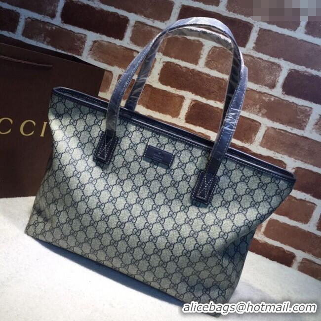 Good Product Gucci GG Canvas Tote Bag 211137 Blue 2024
