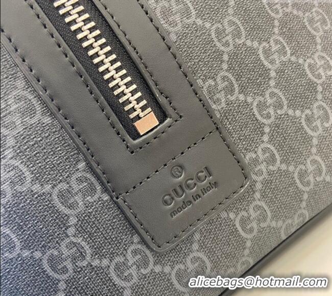 Grade Quality Gucci Savoy GG Canvas Medium Duffle Travel Bag 792074 Grey 2024