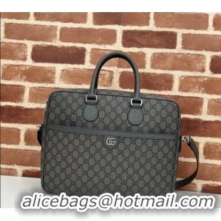 Market Sells Gucci Ophidia GG Canvas Medium Briefcase 792116 Grey 2024