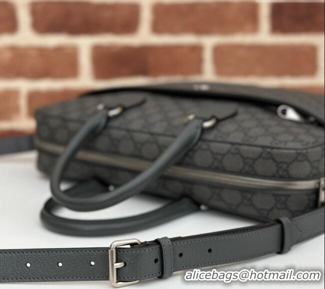 Market Sells Gucci Ophidia GG Canvas Medium Briefcase 792116 Grey 2024