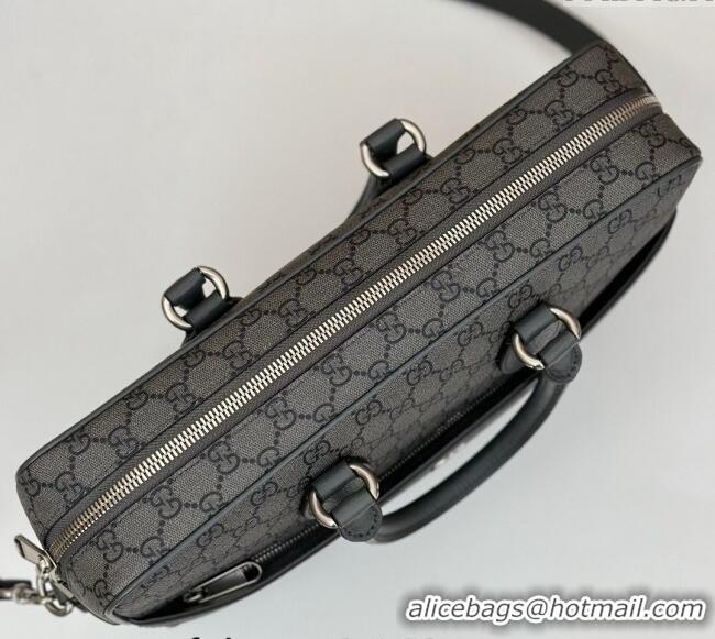 Market Sells Gucci Ophidia GG Canvas Medium Briefcase 792116 Grey 2024