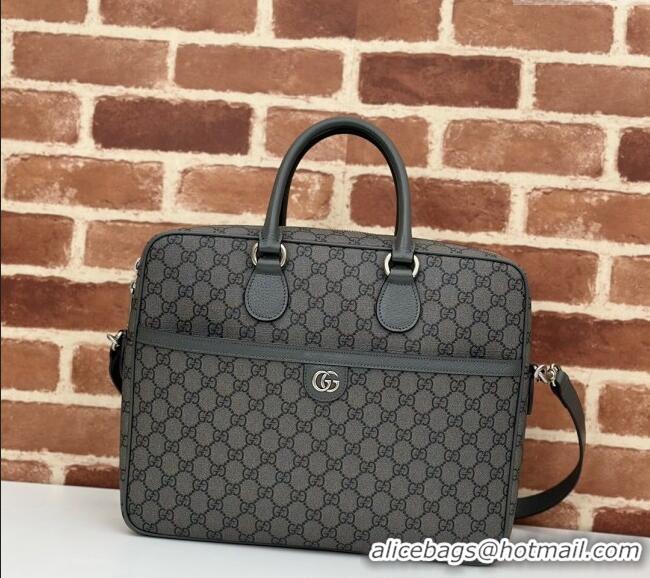 Market Sells Gucci Ophidia GG Canvas Medium Briefcase 792116 Grey 2024
