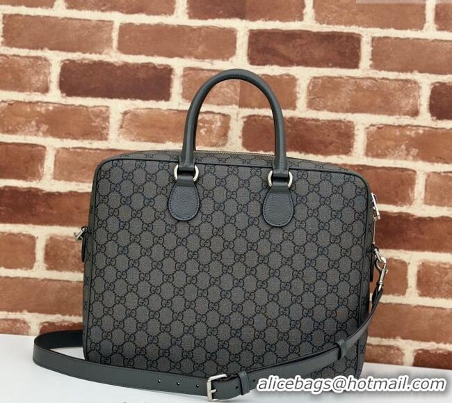 Market Sells Gucci Ophidia GG Canvas Medium Briefcase 792116 Grey 2024
