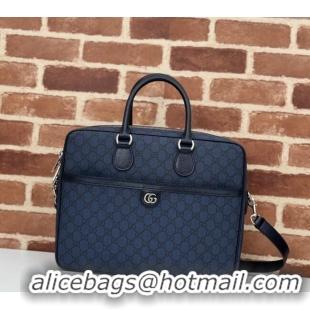 Trendy Design Gucci Ophidia GG Canvas Medium Briefcase 792116 Blue 2024