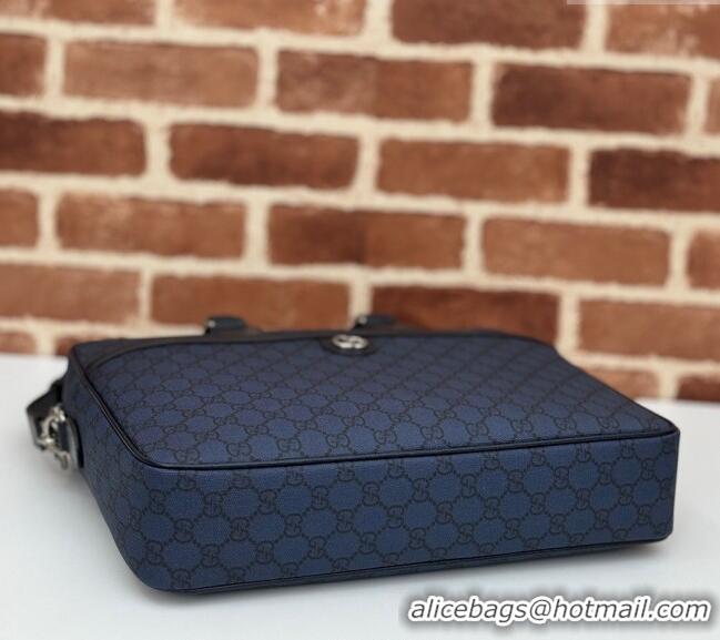 Trendy Design Gucci Ophidia GG Canvas Medium Briefcase 792116 Blue 2024