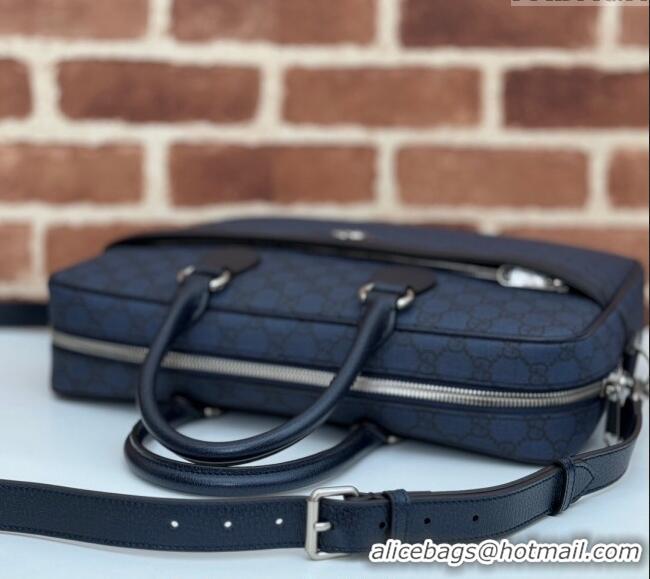 Trendy Design Gucci Ophidia GG Canvas Medium Briefcase 792116 Blue 2024