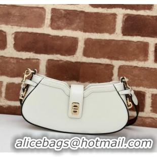 Well Crafted Gucci Leather Moon Side Mini Shoulder bag 786015 White 2024