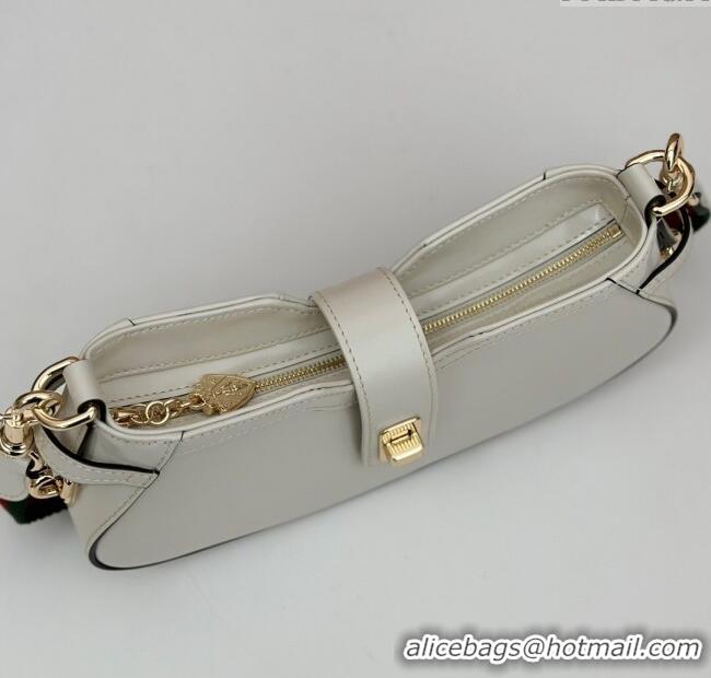 Well Crafted Gucci Leather Moon Side Mini Shoulder bag 786015 White 2024