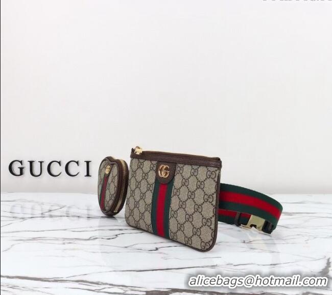 Market Sells Gucci Ophidia GG Canvas Heart Utility Belt bag 698805 Beige/Brown 2024