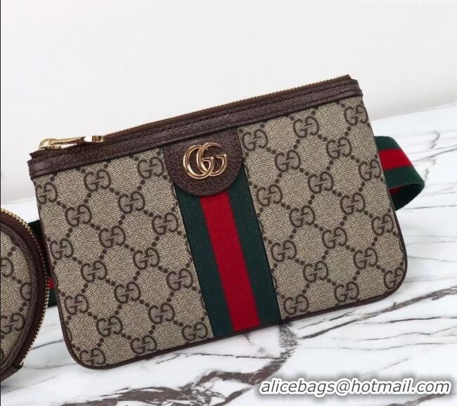 Market Sells Gucci Ophidia GG Canvas Heart Utility Belt bag 698805 Beige/Brown 2024