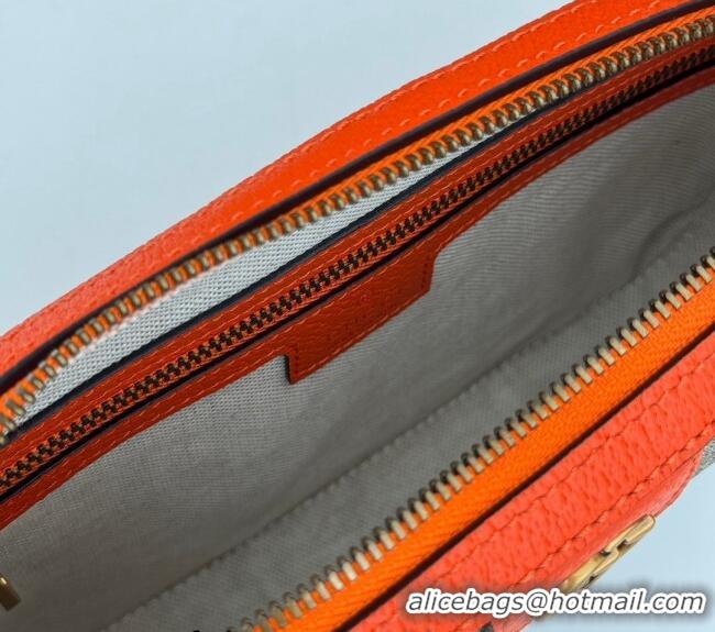 Market Sells Gucci Ophidia GG Canvas Shoulder Bag with Fluorescent Orange Trim 699439 2024