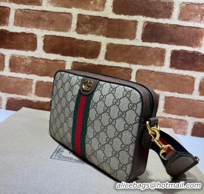Market Sells Gucci Ophidia GG Canvas Shoulder Bag 699439 Brown Leather
