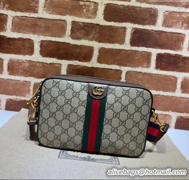 Market Sells Gucci Ophidia GG Canvas Shoulder Bag 699439 Brown Leather
