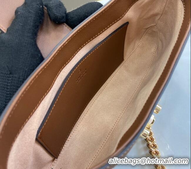 Buy New Cheap Gucci Padlock GG Canvas Small Shoulder Bag 811705 Brown 2024