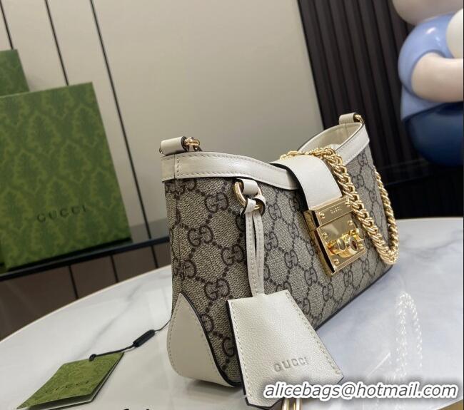 Trendy Design Gucci Padlock GG Canvas Small Shoulder Bag 811705 White 2024