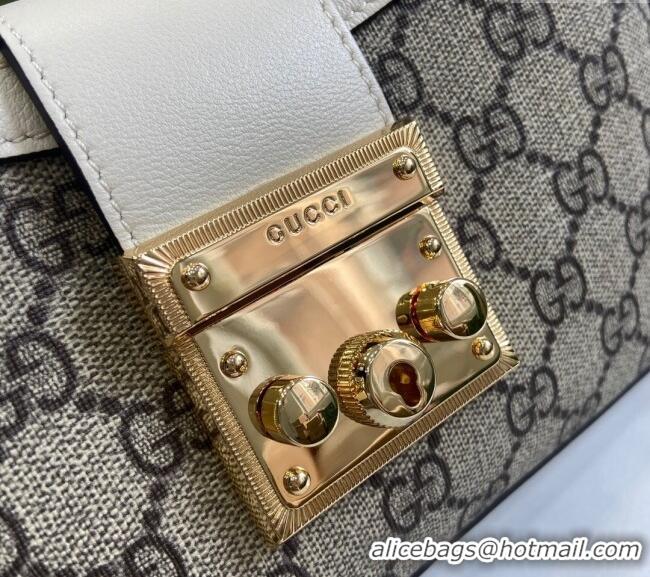 Trendy Design Gucci Padlock GG Canvas Small Shoulder Bag 811705 White 2024