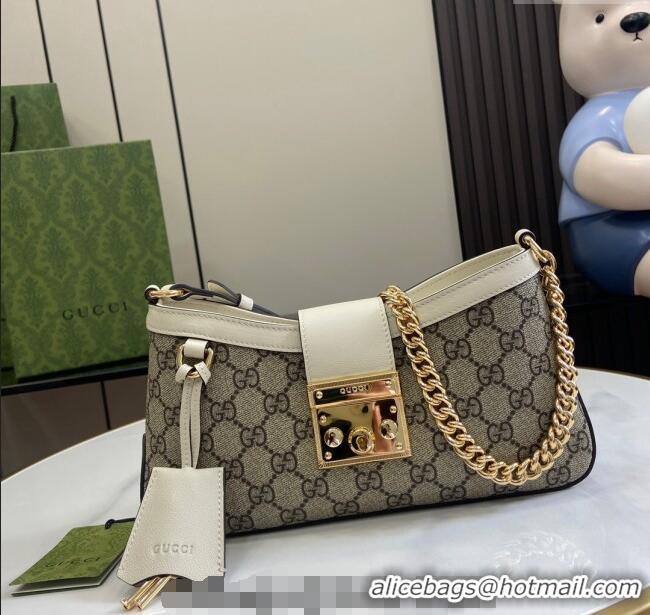 Trendy Design Gucci Padlock GG Canvas Small Shoulder Bag 811705 White 2024