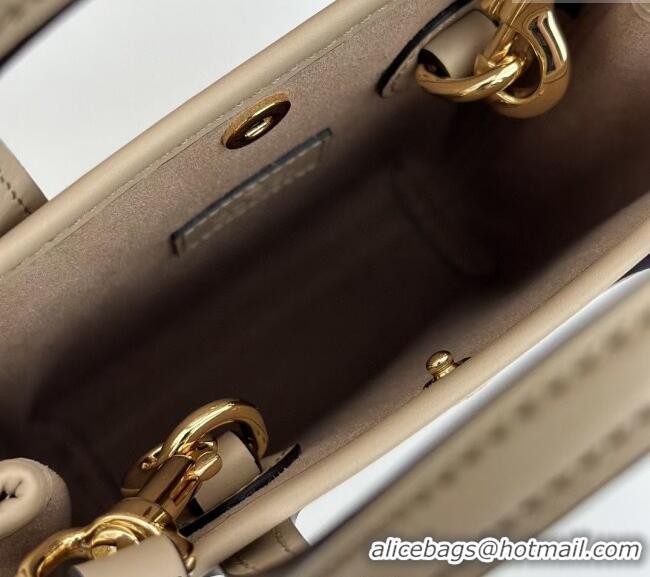 Market Sells Gucci GG Leather Mini Tote bag with Strap 790133 Light Beige 2024