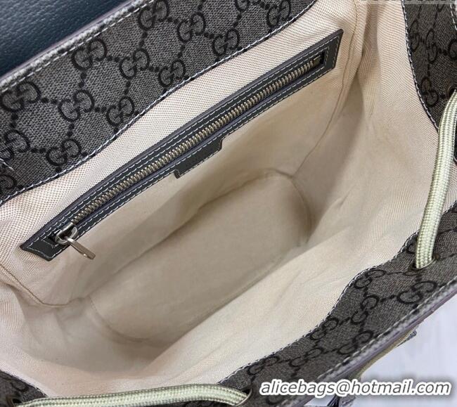 Spot Bulk Gucci Ophidia GG Canvas Small Backpack bag 792114 Grey 2024