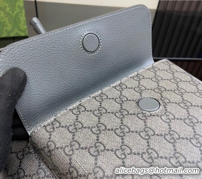 Spot Bulk Gucci Ophidia GG Canvas Small Backpack bag 792114 Grey 2024