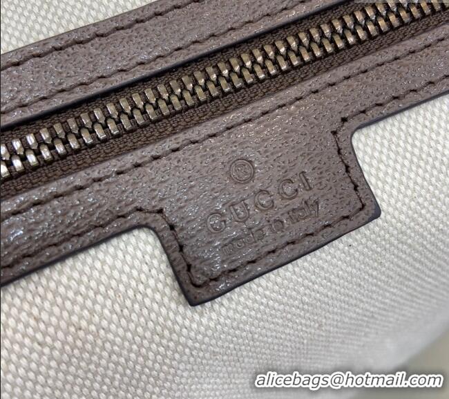 New Design Gucci Savoy GG Canvas Large Duffle Travel Bag with Fluorescent 724612 Orange Trim 2024
