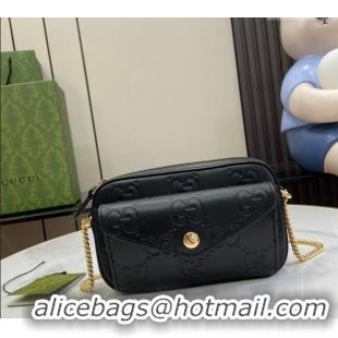 Market Sells Gucci GG Leather Super Mini Shoulder Bag 781554 Black 2024