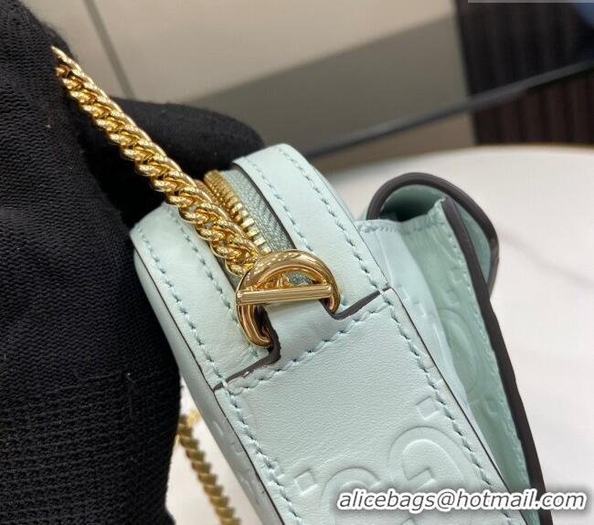 Market Sells Gucci GG Leather Super Mini Shoulder Bag 781554 Pale Green 2024