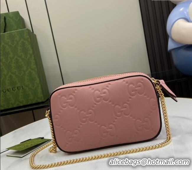 Market Sells Gucci GG Leather Super Mini Shoulder Bag 781554 Light Pink 2024