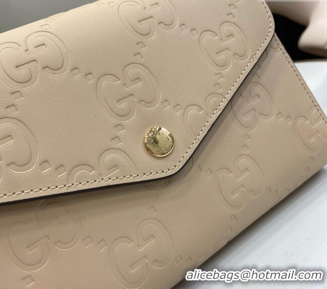 Market Sells Gucci GG Leather Chain Wallet Mini Bag 781555 Light Beige 2024