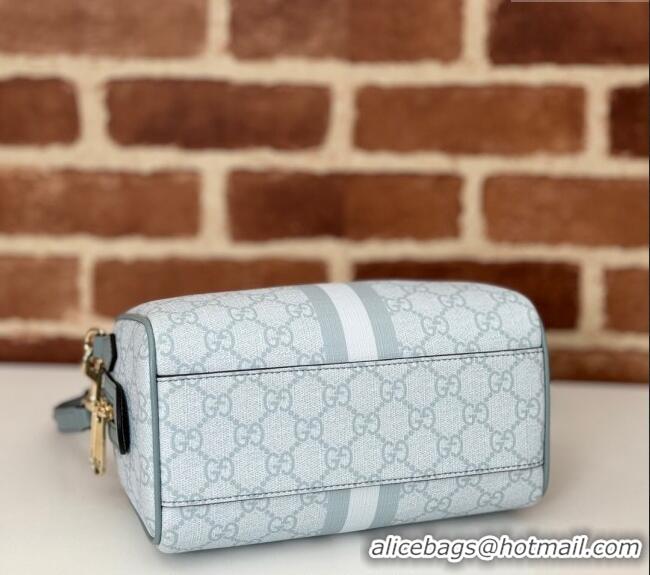 Top Quality Gucci Ophidia GG Canvas Mini Bag 772053 Dusty Blue 2024